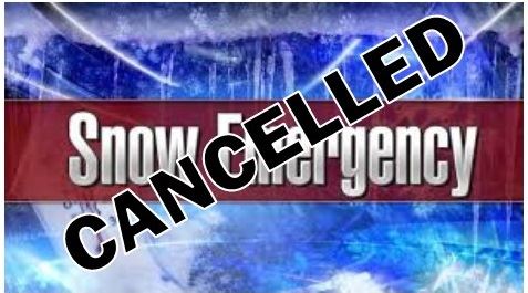 Snow Emergency Cancelled