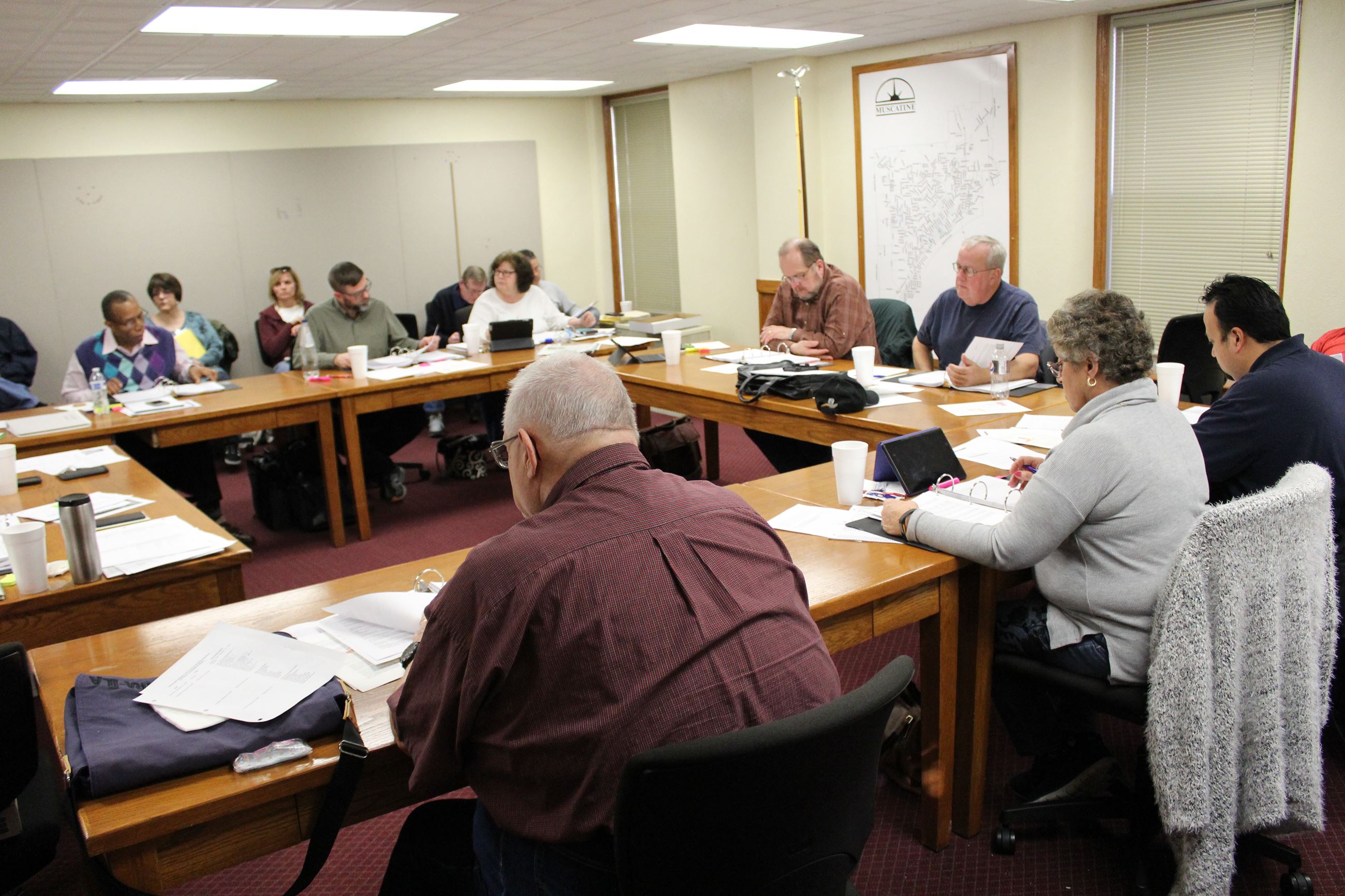 012718 City Council listens to budget presentations