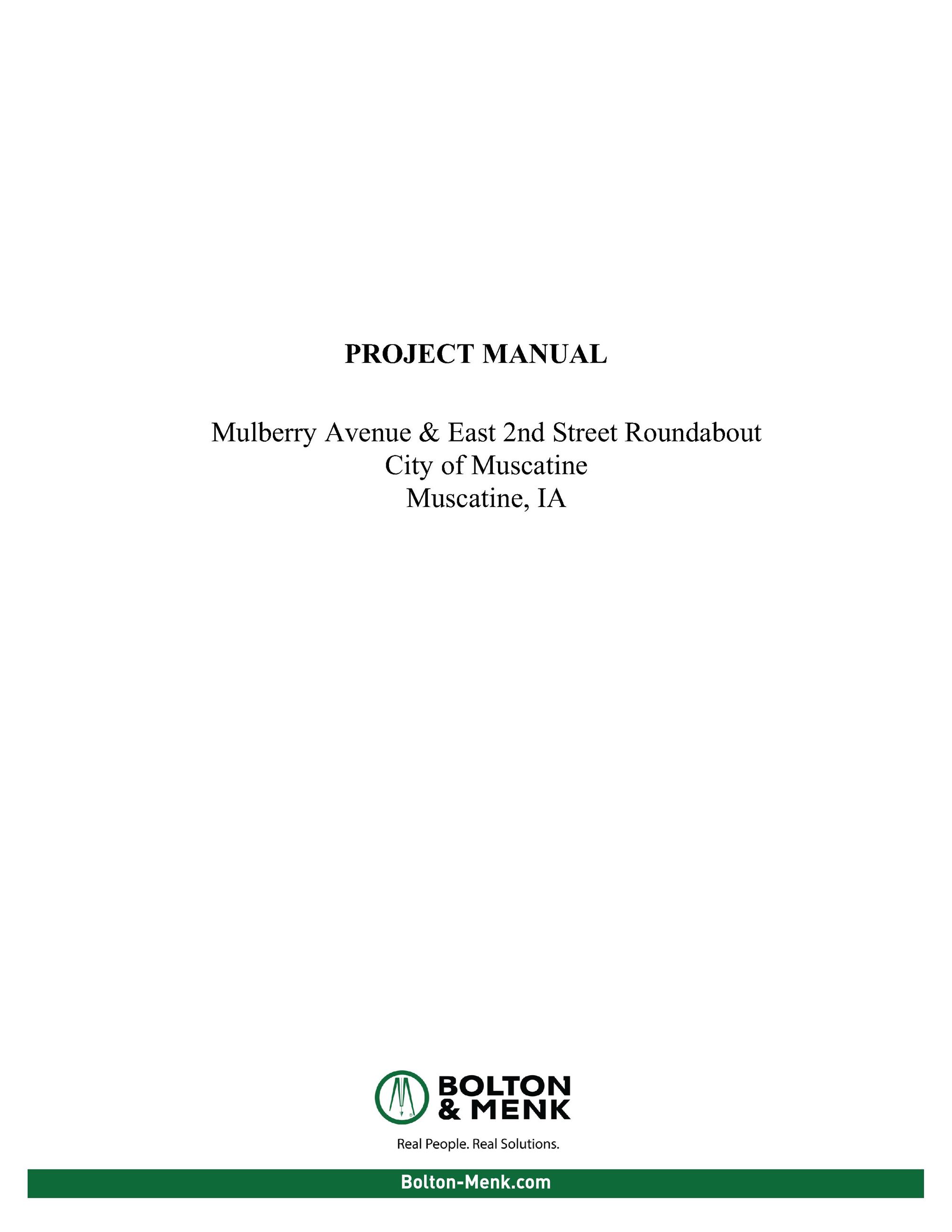 Mulberry Roundabout Project Manual Cover Sheet (JPG)