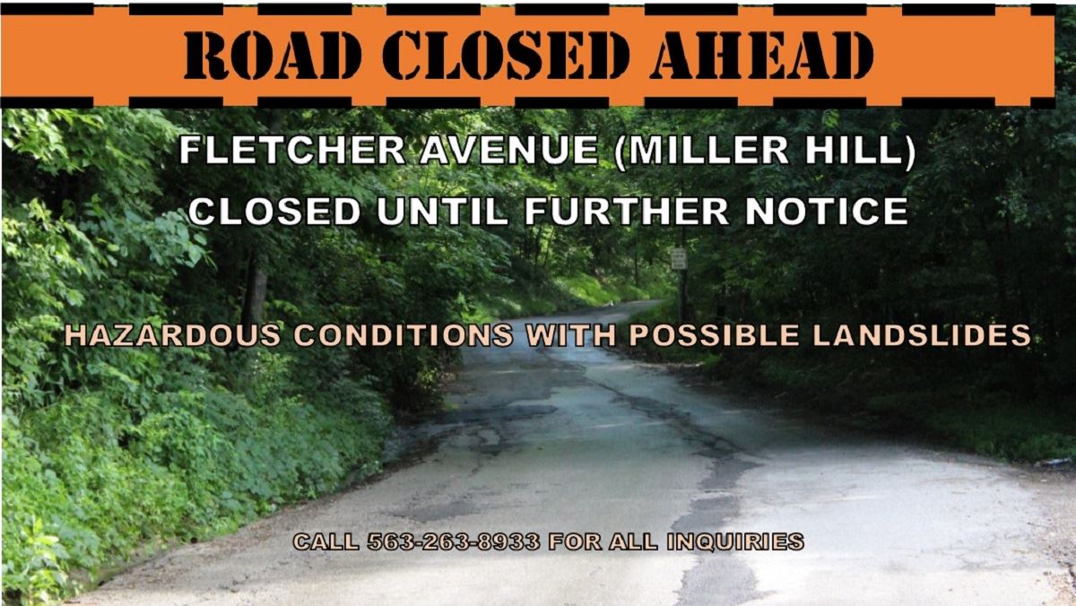 Fletcher Avenue closed indefinitely (JPG)