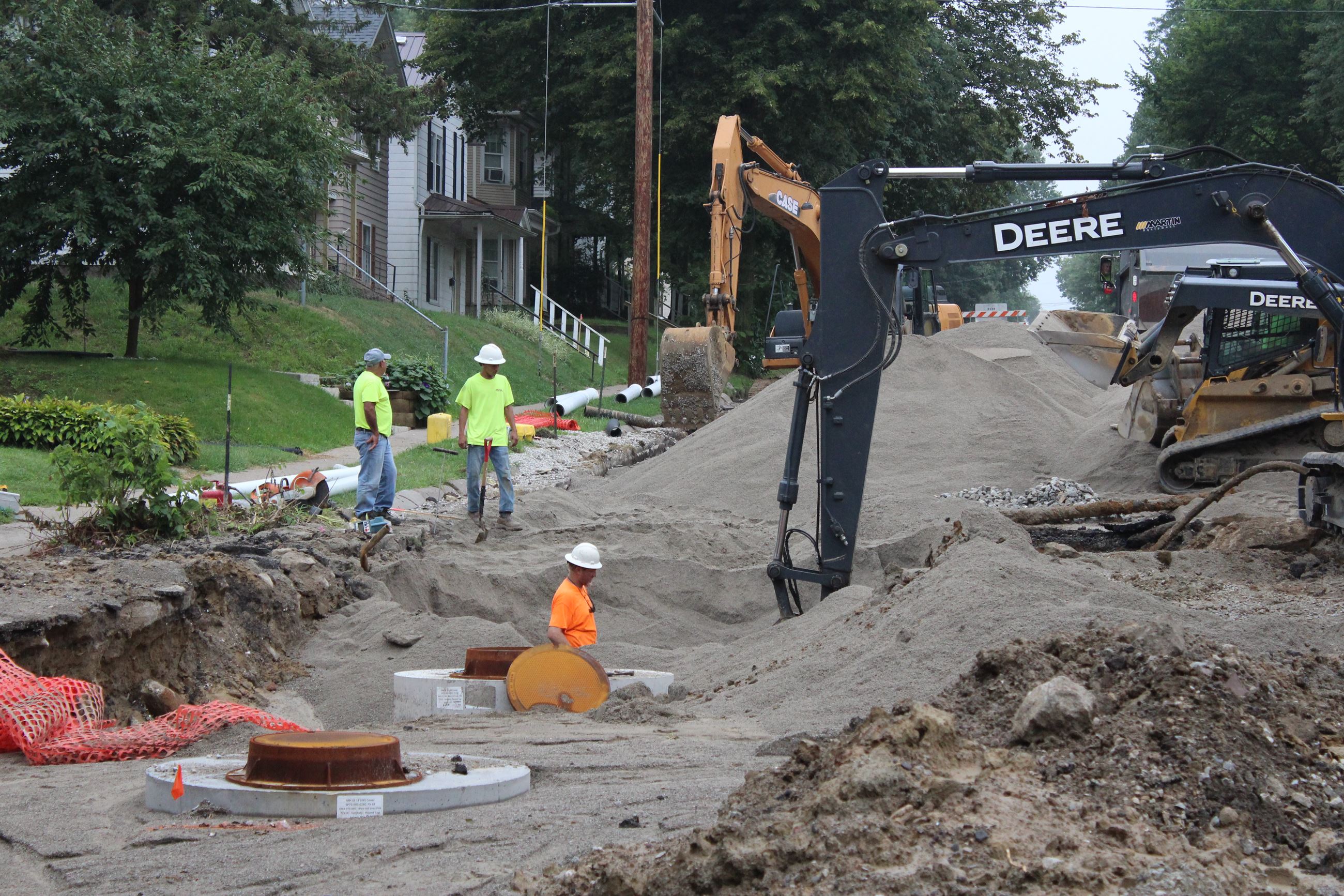 West Hill 8th Street KMA underground work 002 August 21, 2019 (JPG)