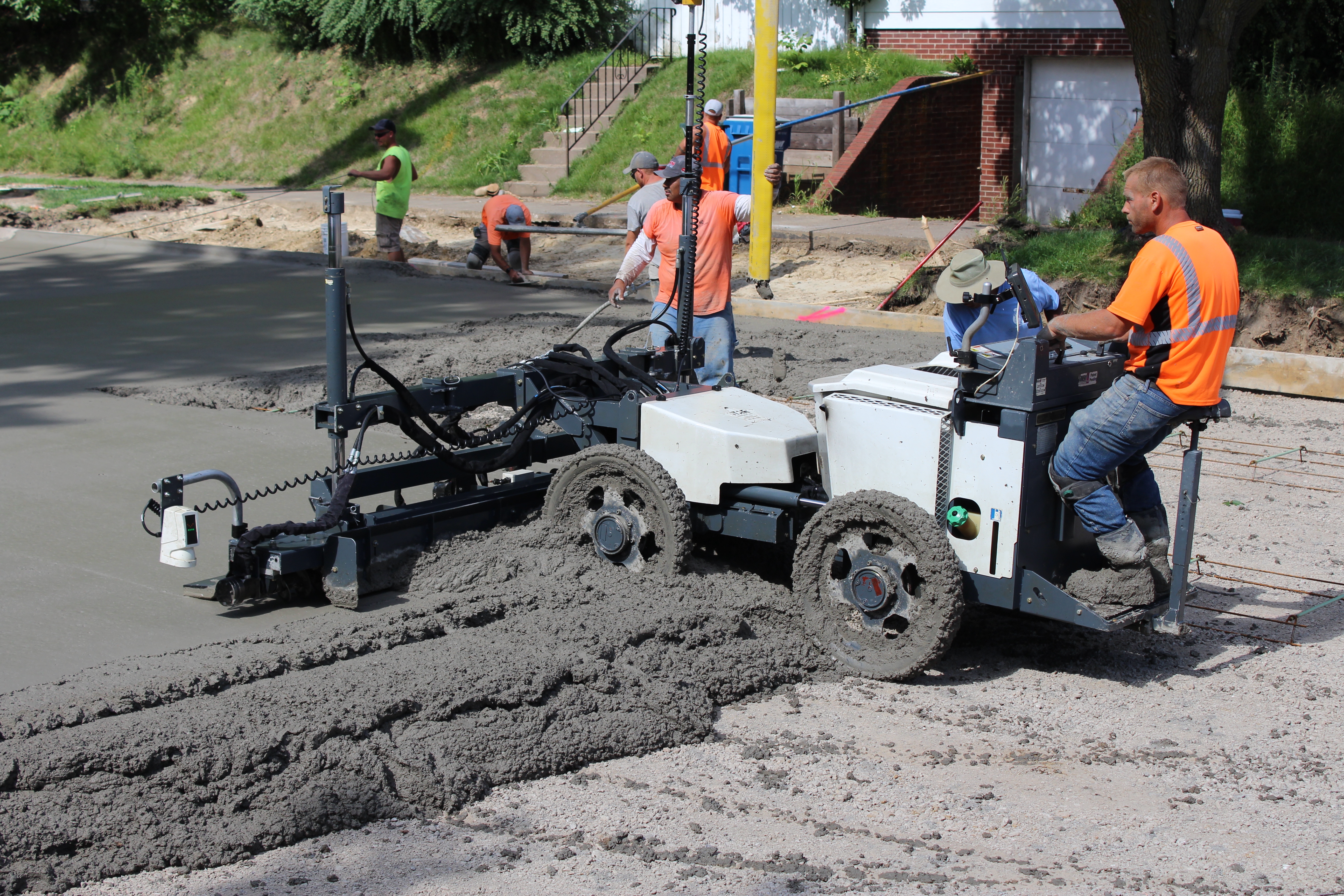 West Hill Project - paving north side of Iowa intersection 004 (JPG) 082819 