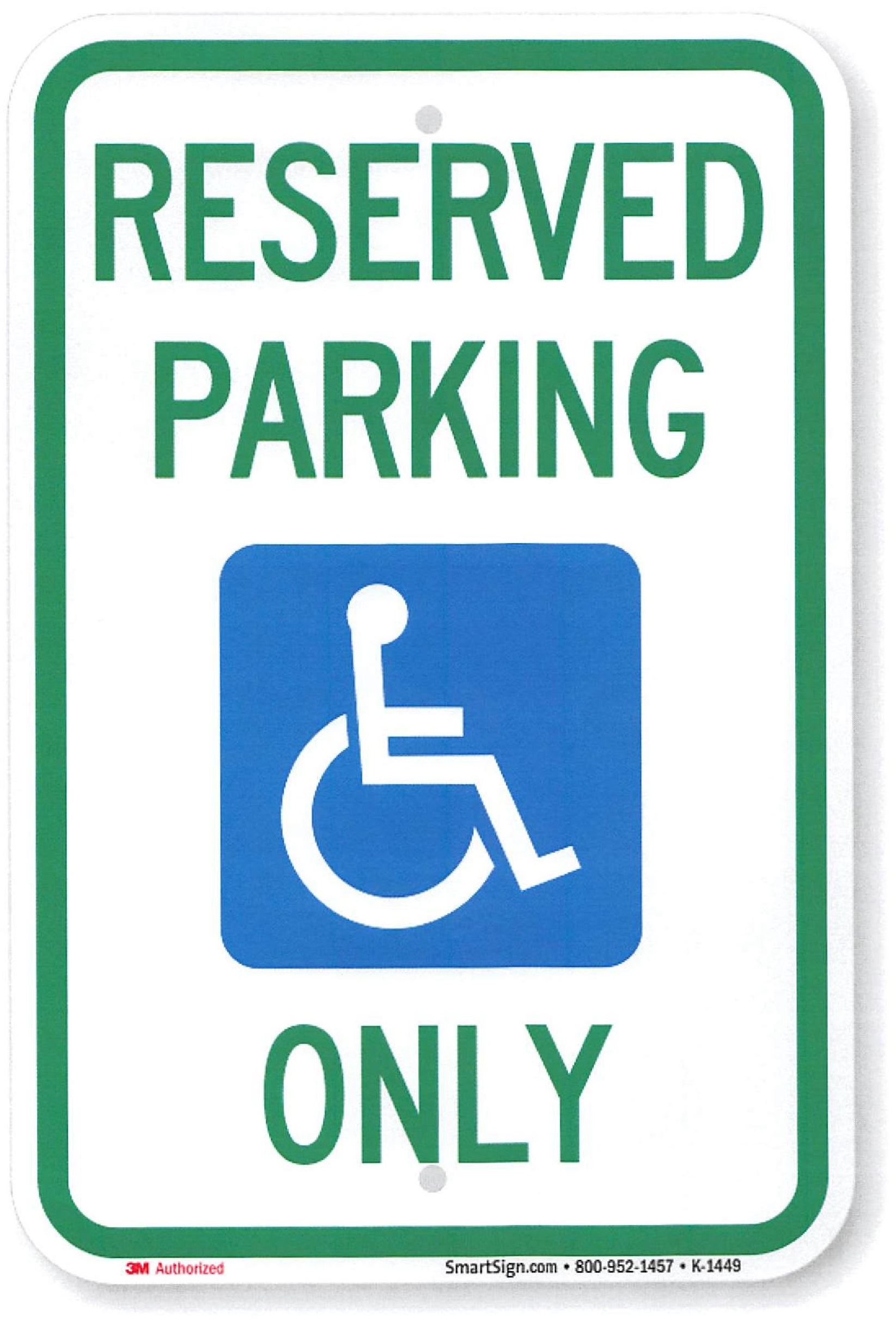 Handicap Parking Sign (JPG)