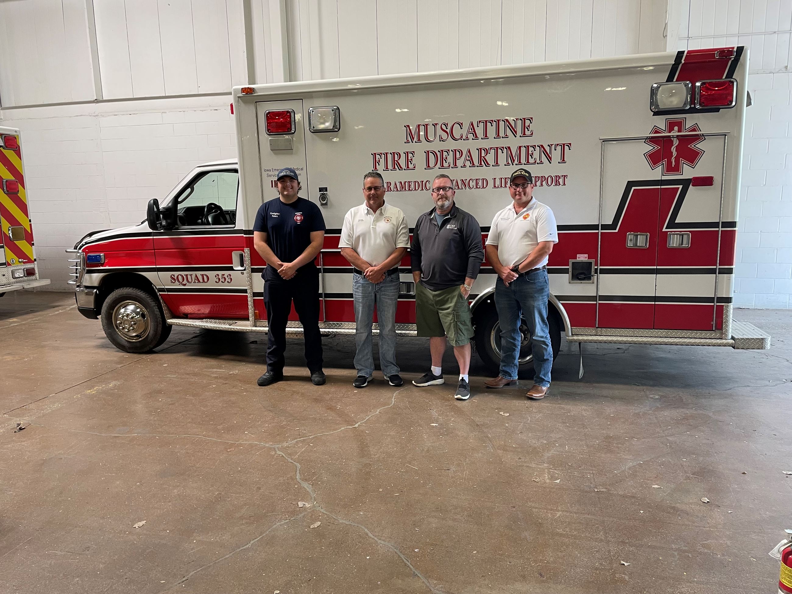 Muscatine Fire Ambulances going to Ukraine (JPG) 009