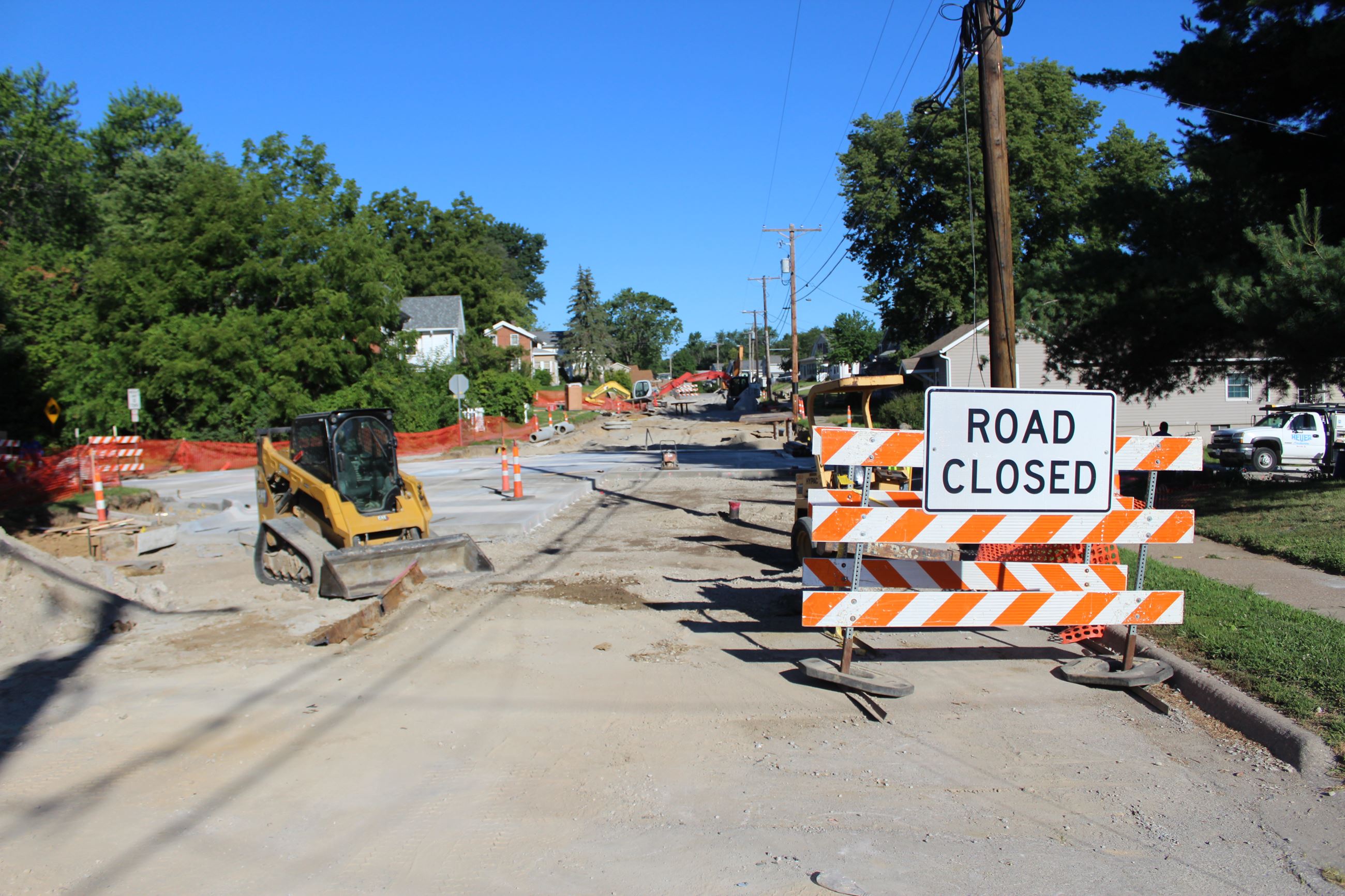 West Hill 8th and Lucas intersection road closed sign July 29, 2022 (JPG)