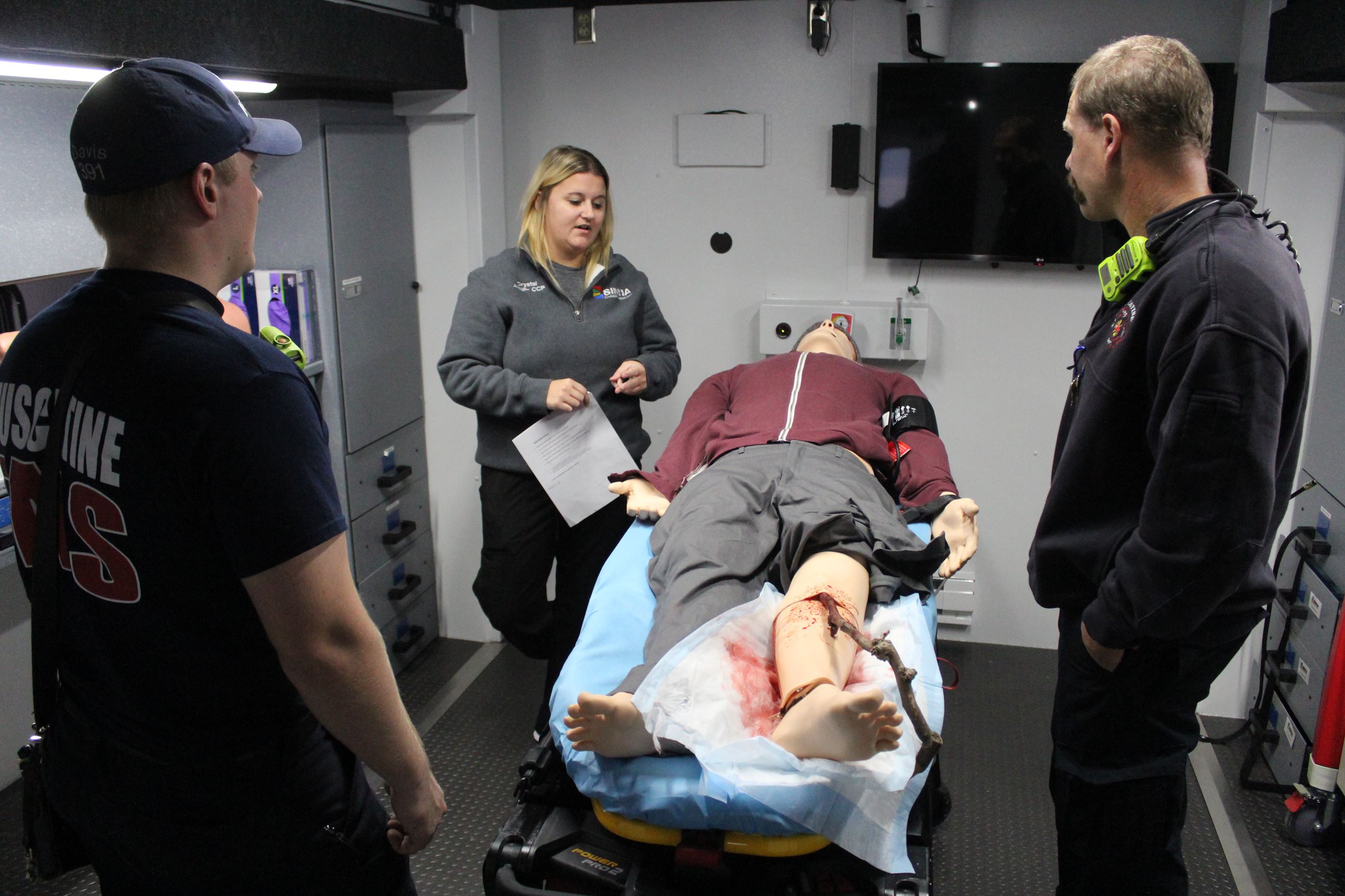 SIMIA instructor goes over scenario December 15, 2022 (JPG)