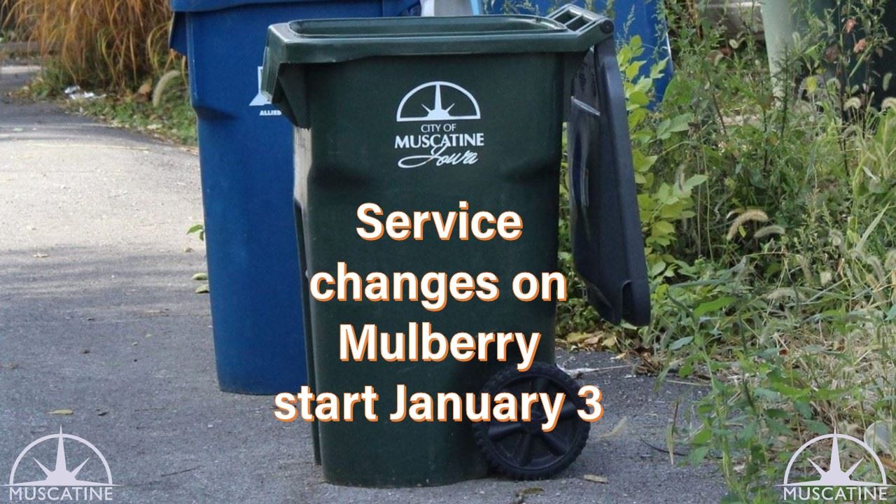 Service Changes on Mulberry start January 3
