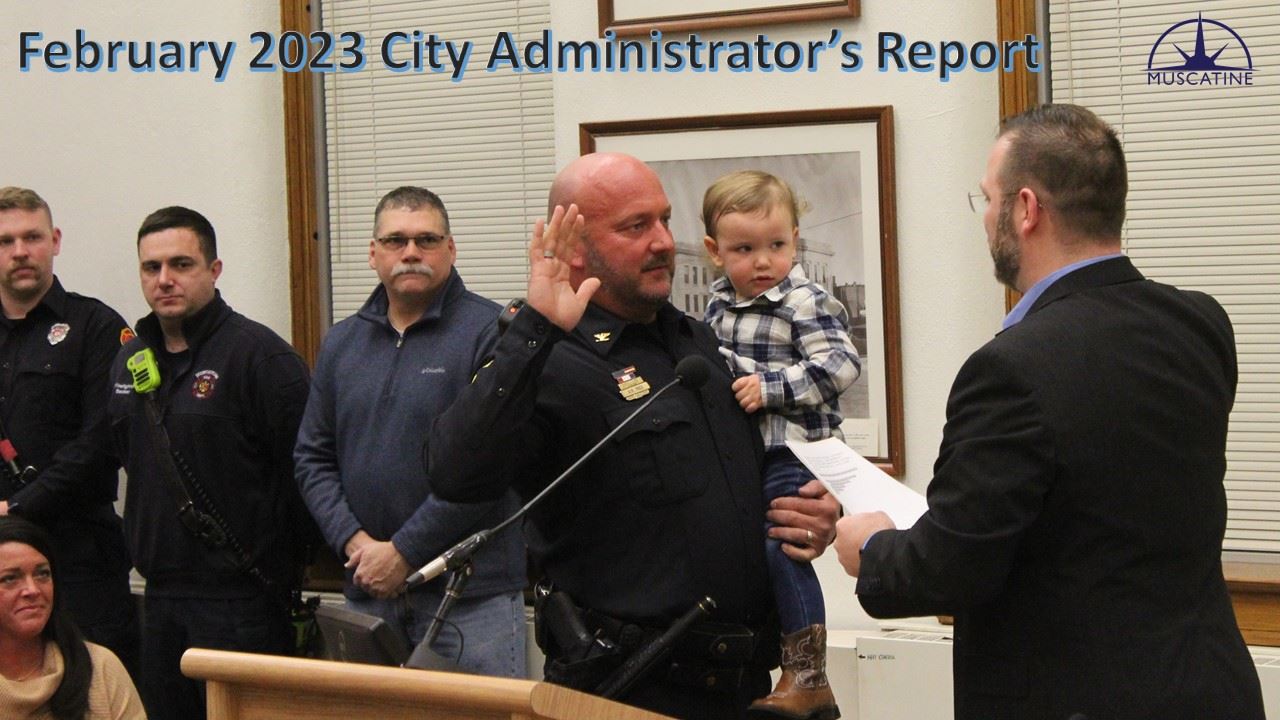 City Administrator Monthly Report February Promo