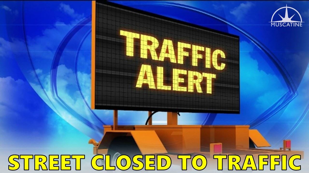 Traffic Alert - Street Closures Sign Board (JPG)