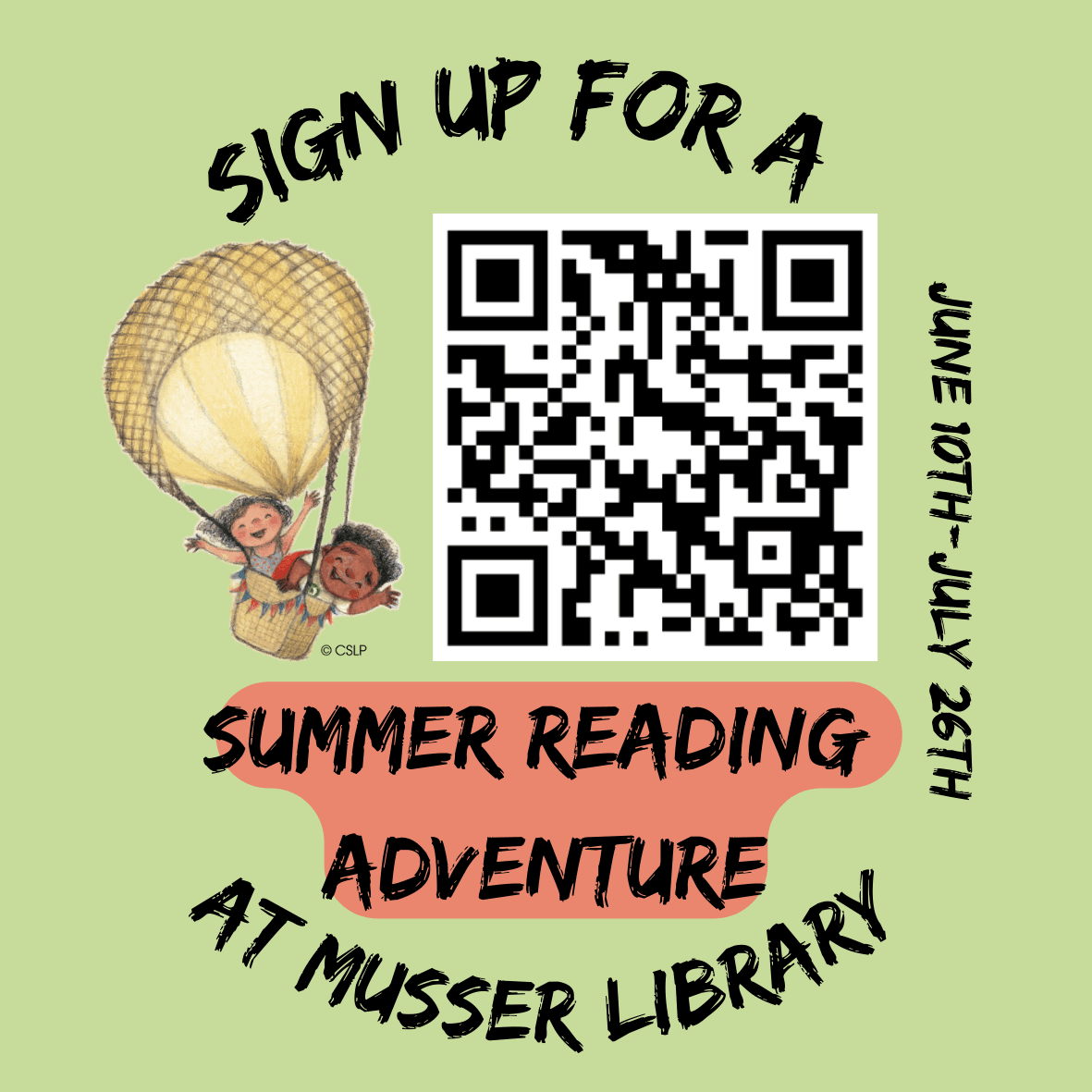 2024 Summer Reading with QR Code