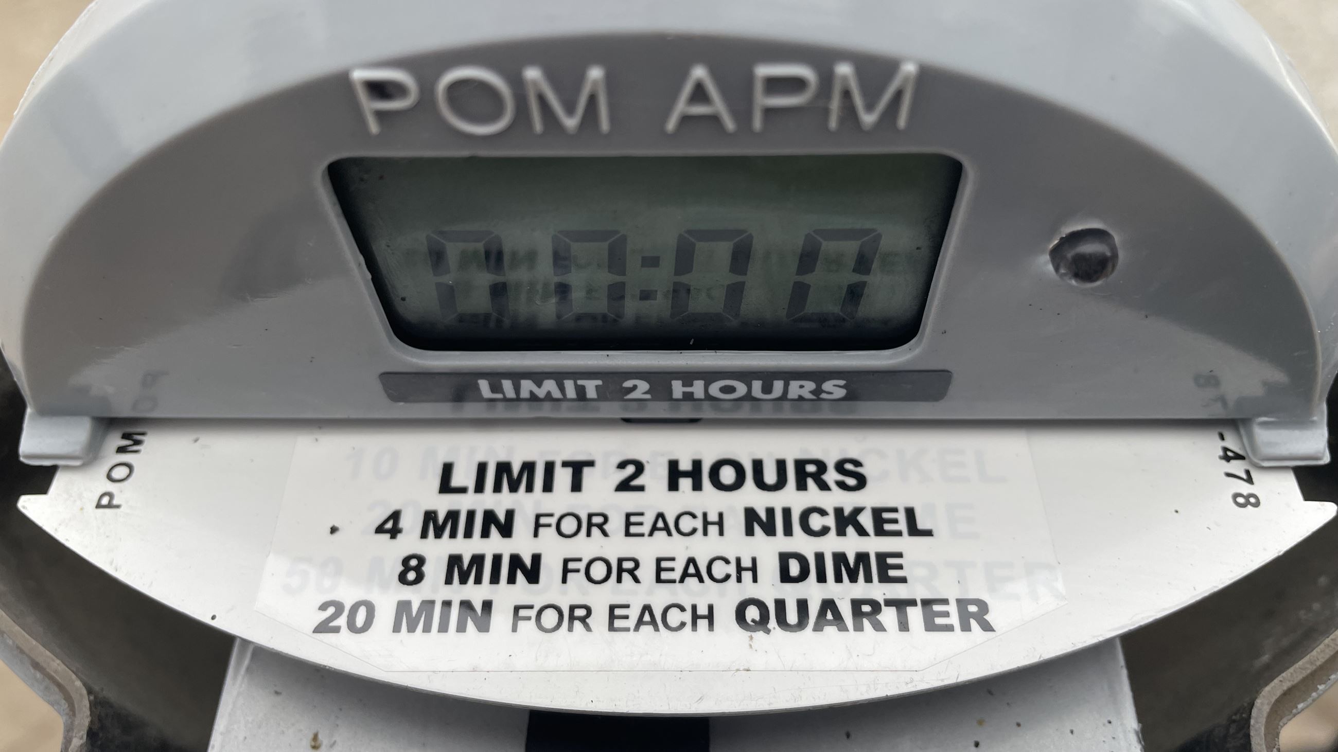Meter Rates picture showing inside of meter with new rate place visible (JPG)