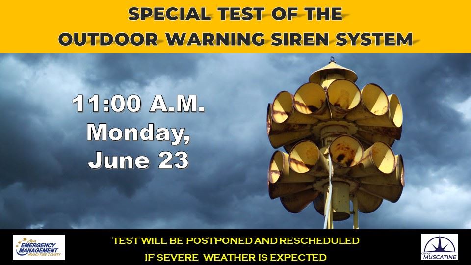Special Outdoor Warning Siren Test 101
